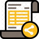 Share data  Icon