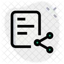 Share Document Share File Sharing Icon