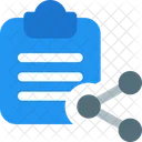 Share File Share Clipboard Document Icon