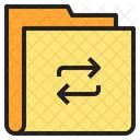 Data Tarnsfer Transaction Folder Share Folder Icon