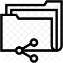 Share Archive File Storage Icon