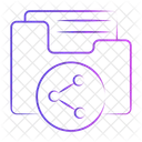 Share Folder Directory Data Icon