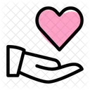 Share Heart Heart Relation Icon
