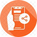 Share Hand Holding Phone Exchange Icon