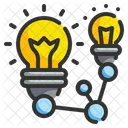Share Idea Bulb Network Icon