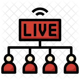 Share Live Streaming  Icon
