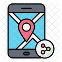 Share Location Share Mobile Location Icon