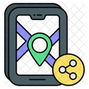 Share Location Location Pointer Location Marker Icon