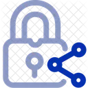 Share Lock Security Privacy Icon