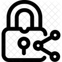 Share Lock Security Privacy Icon