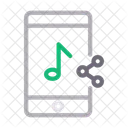 Music Media Share Icon