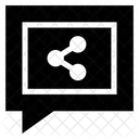 Share Text Share Message Share Chat Icon