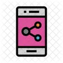 Mobile Share Connect Icon