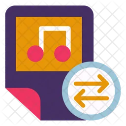 Share Music File  Icon