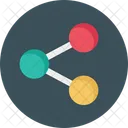 Share Node Node Networking Icon