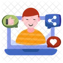 Share Profile Share Account Online Profile Icon