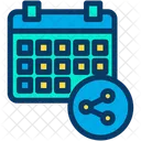 Share Schedule Calender Icon