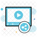 File Share File Transfer Share Video Icon
