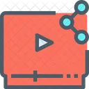 Video Sharing Share Icon