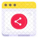 Share Website Share Webpage Share Web Icon
