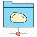 Shared Folder Cloud Icon
