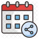 Shared calendar  Icon