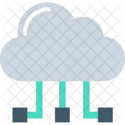 Shared Cloud  Icon