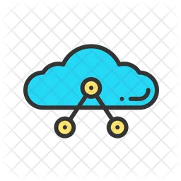 Shared Cloud  Icon