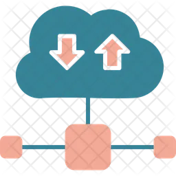 Shared Cloud  Icon