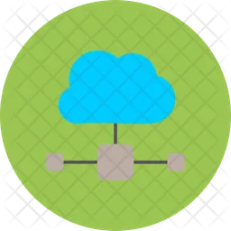 Shared Cloud  Icon