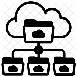 공유 클라우드  아이콘