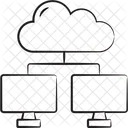 Cloud Hosting Cloud Network Cloud Computing Icon