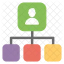 Shared Connection Networking Icon