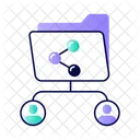 Shared Data Folder Shared Folder Shared File Icon