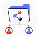 Shared Data Folder Shared Folder Shared File Icon