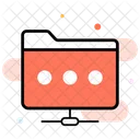 Folder Network Remote Files Data Network Icon