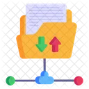 Shared File Shared Folder Shared Data Icon