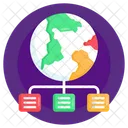 Shared Global Network  Icon