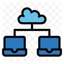Shared Hosting Cloud Hosting Icon