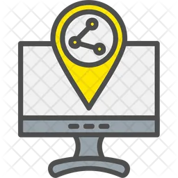 Shared Location Logo Icon