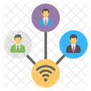 Shared Network Digital Icon