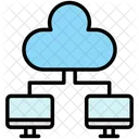 Shared Systems Shared Cloud Icon