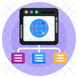 Shared Web Hosting  Icon