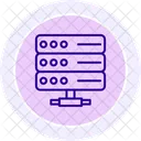 Shared Web Hosting Line Icon Icon