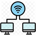 Shared Wifi Shared Signals Icon