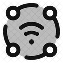 Shared Wifi Shared Wireless Connection Icon