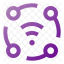 Shared Wifi Shared Wireless Connection Icon