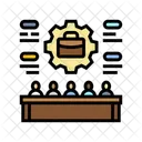 Shareholder Meeting Corporate Icon