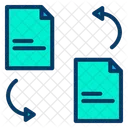 File Sharing Exchange File Document Sharing Icon