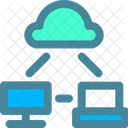 Sharing Cloud Computing Cloud Connection Icon